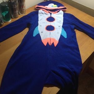 Rocketship Onesie Pajamas